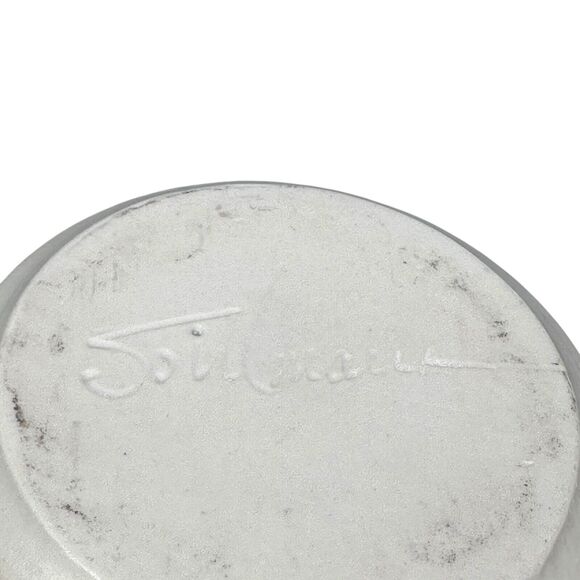 Russel Spillmann Pottery Fine Porcelain Ceramic Vase 13" Glossy Glaze Blue Swirl - Picture 10 of 12